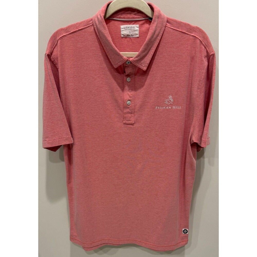 Pelican Hill Golf Course - Linksoul Golf Shirt - Men's Size Large